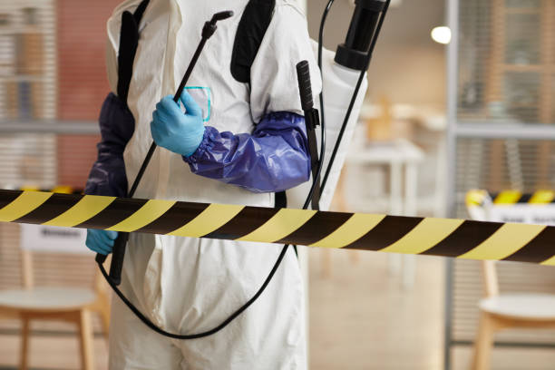 Professional Infectious Disease Decontamination technician working in Stockton, IL